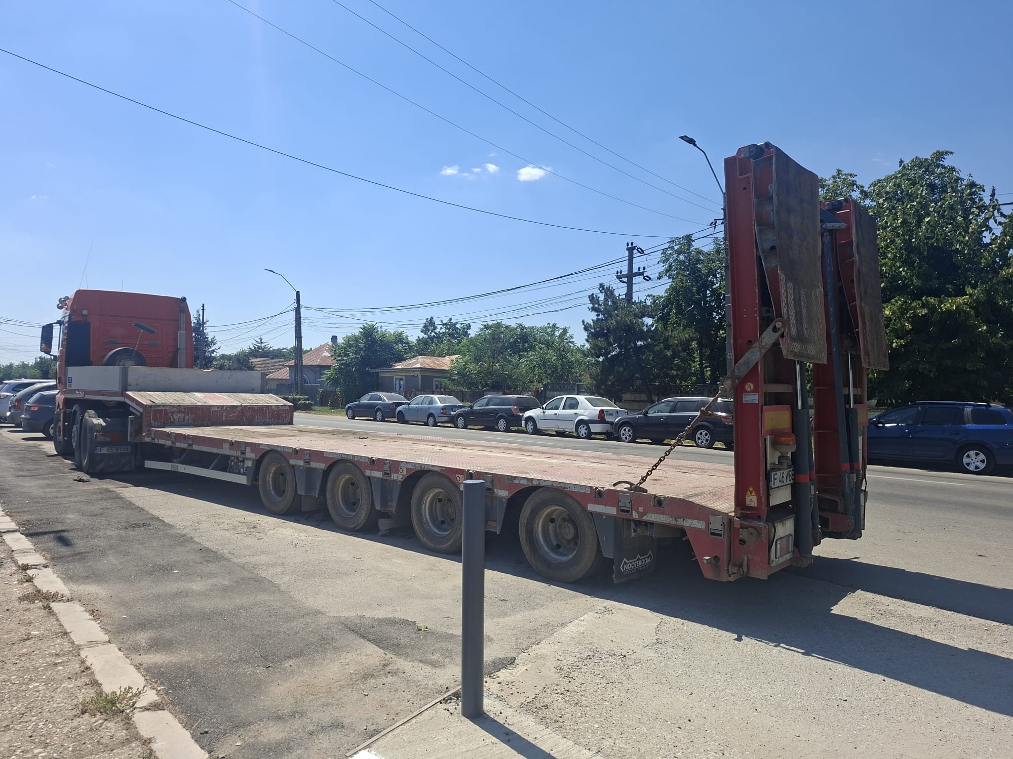 Tractări agabaritice — transport utilaje Caracal, 2T Auto